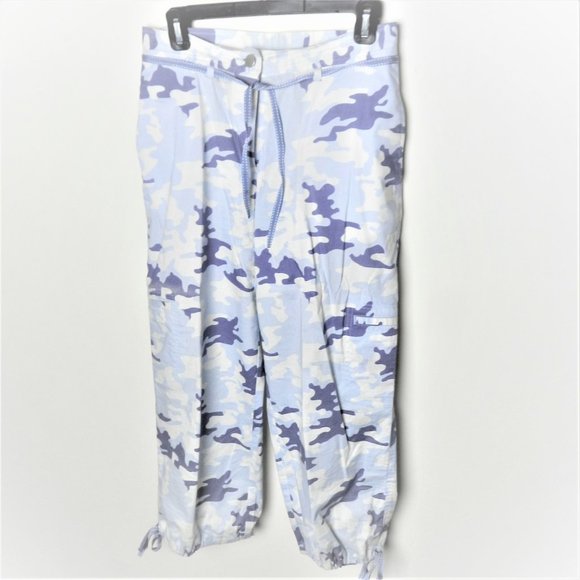 Fatigue Print Cargo Pocket Crop Pant - Picture 4 of 5